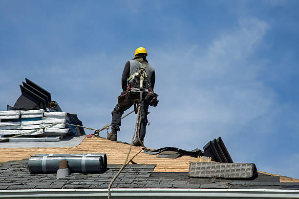 Professional Roofing technician working in Marysville, KS